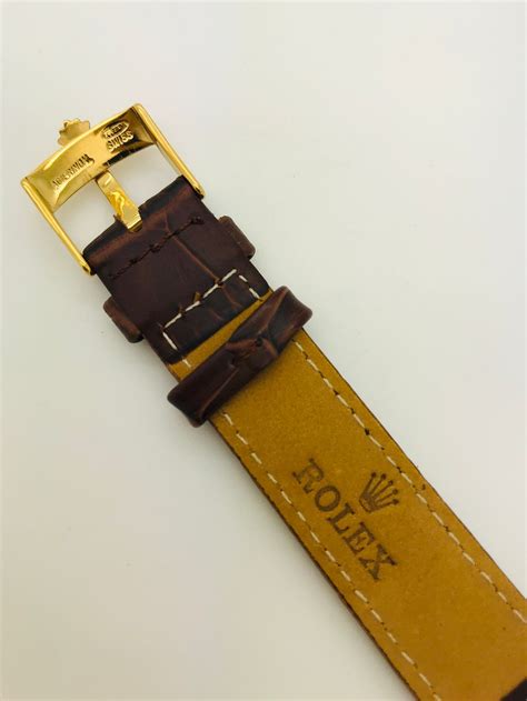 rolex leather strap replacement